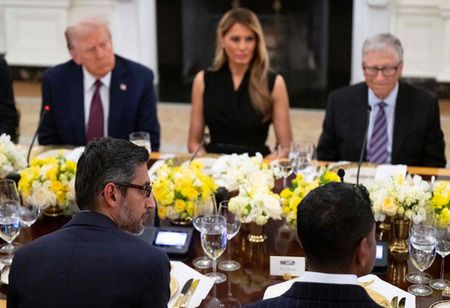 Trump Hosts Tech CEOs, Including Pichai, Nadella, at White House