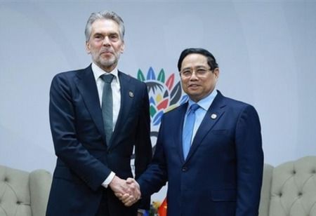 Vietnamese PM Meets German, Egyptian, Norwegian Counterparts